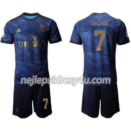 Fotbalový Dres Real Madrid Eden Hazard 7 Dětské Venkovní 2019/20